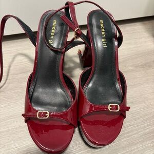 Madden girl burgundy heel